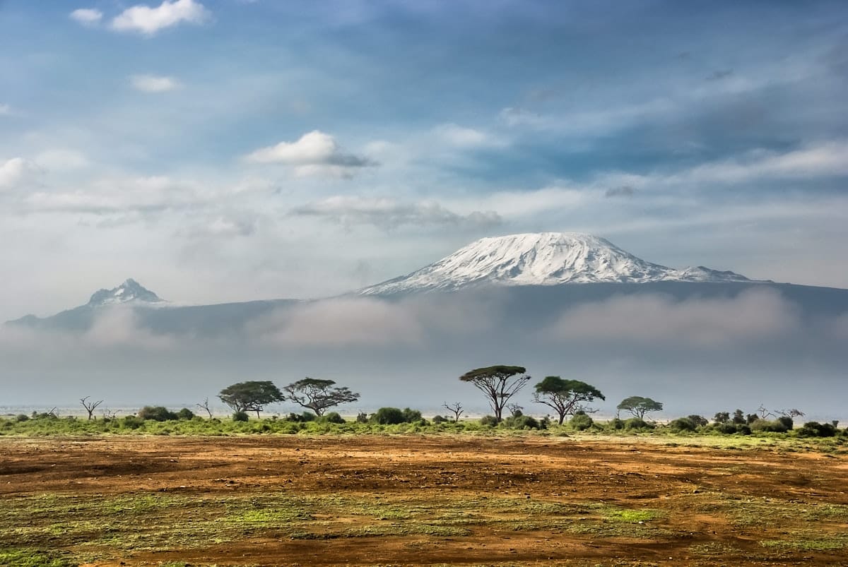 View of Kilimanjaro from the Kenyan plains